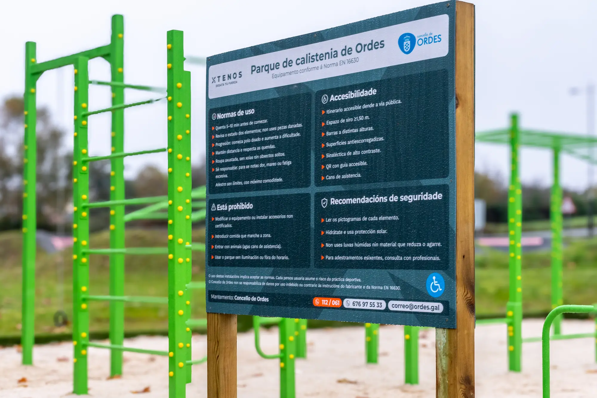 Parque calistenia Ordes